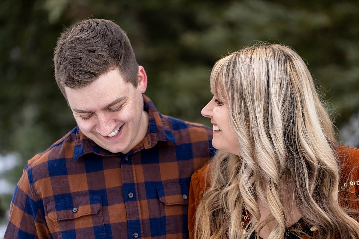 Bozeman Engagement Session in the nearby mountains