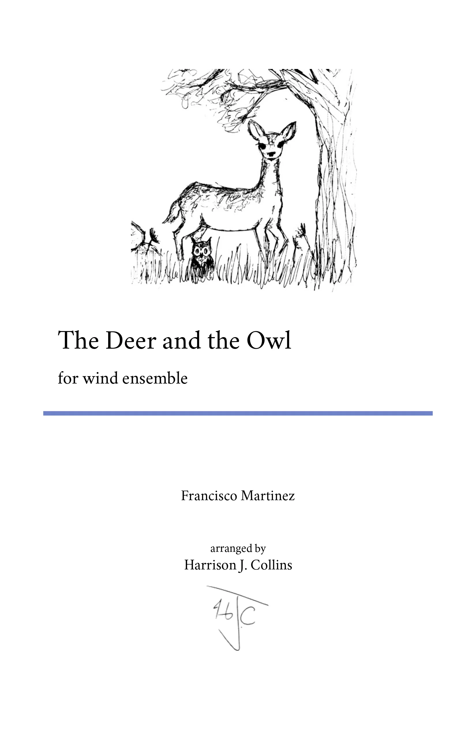 The Deer and the Owl - Score and Parts