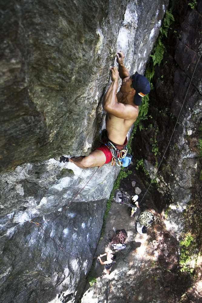 Benny on Apocalypse Later. Rumney, New Hampshire
