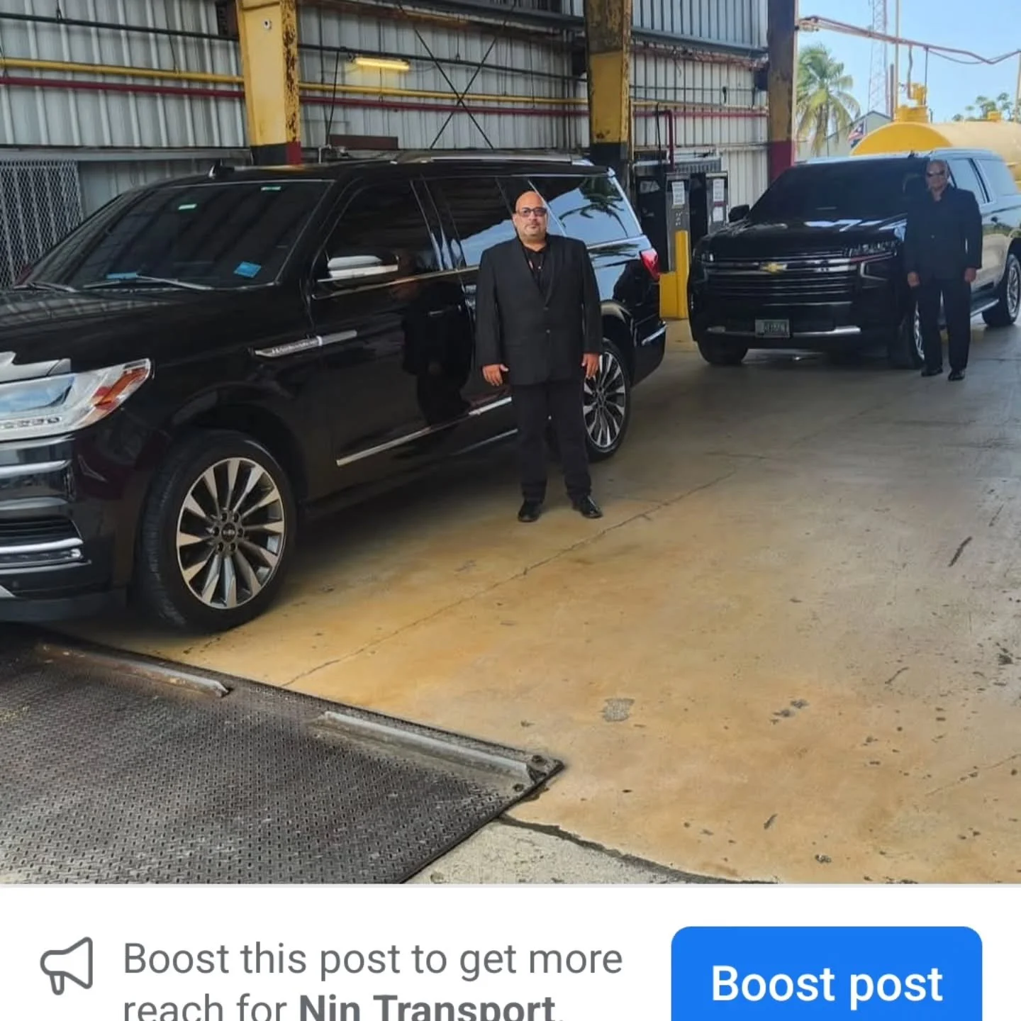 Somos tu compa&ntilde;&iacute;a de lujo a otro nivel.
Cambia tu estilo de viajar. 
#NINTRANSPORT
787 460 8294
COMODO, SEGURO Y SIEMPRE A TIEMPO