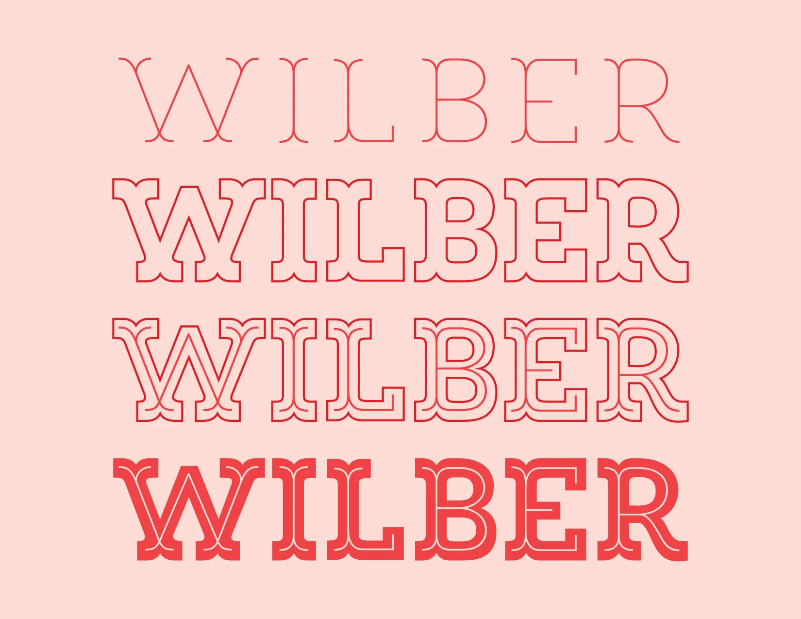 Wilber Typeface — RYAN BERNIS