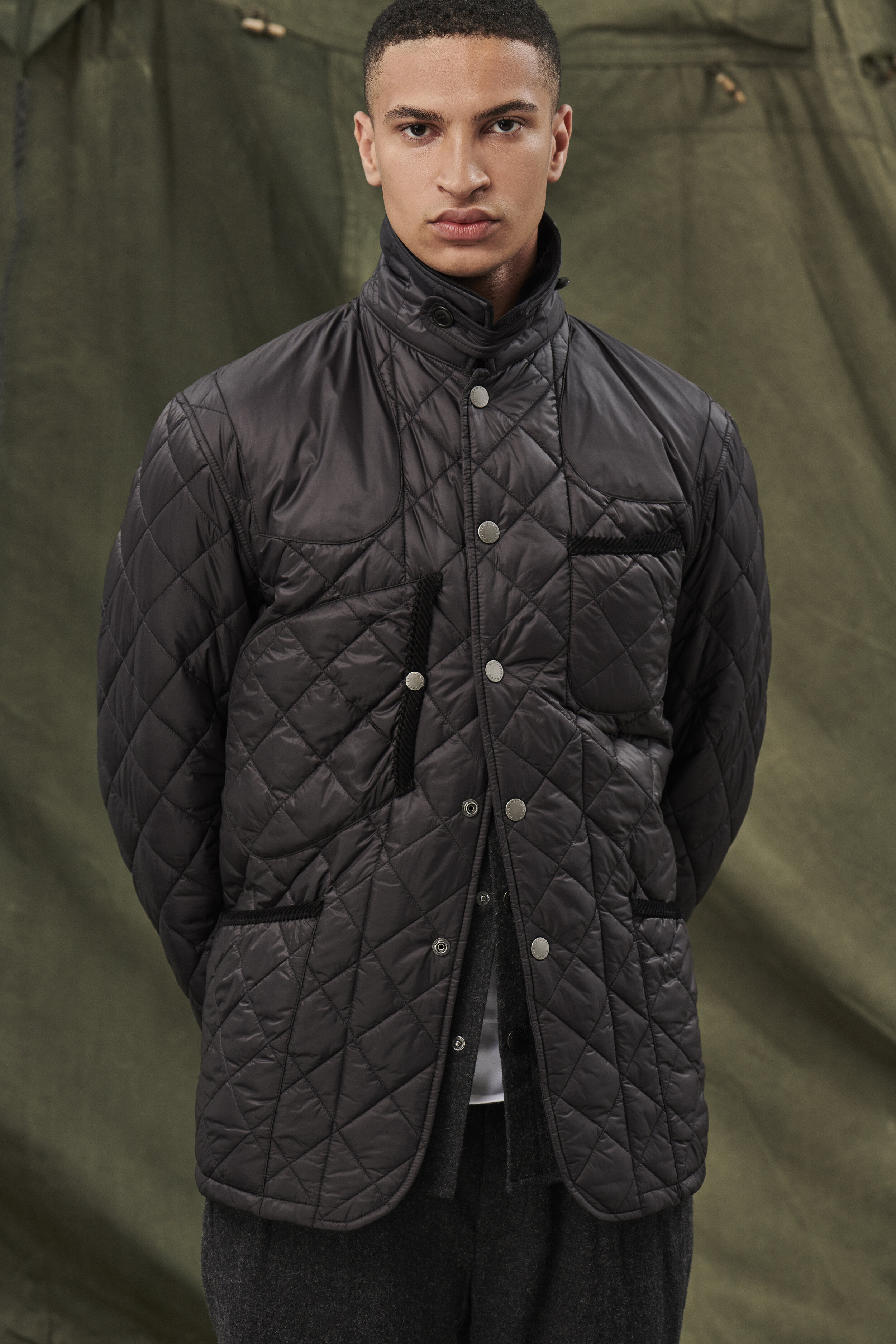 のある Barbour - Engineered Garments x Barbour Graham Waxの ハンガー