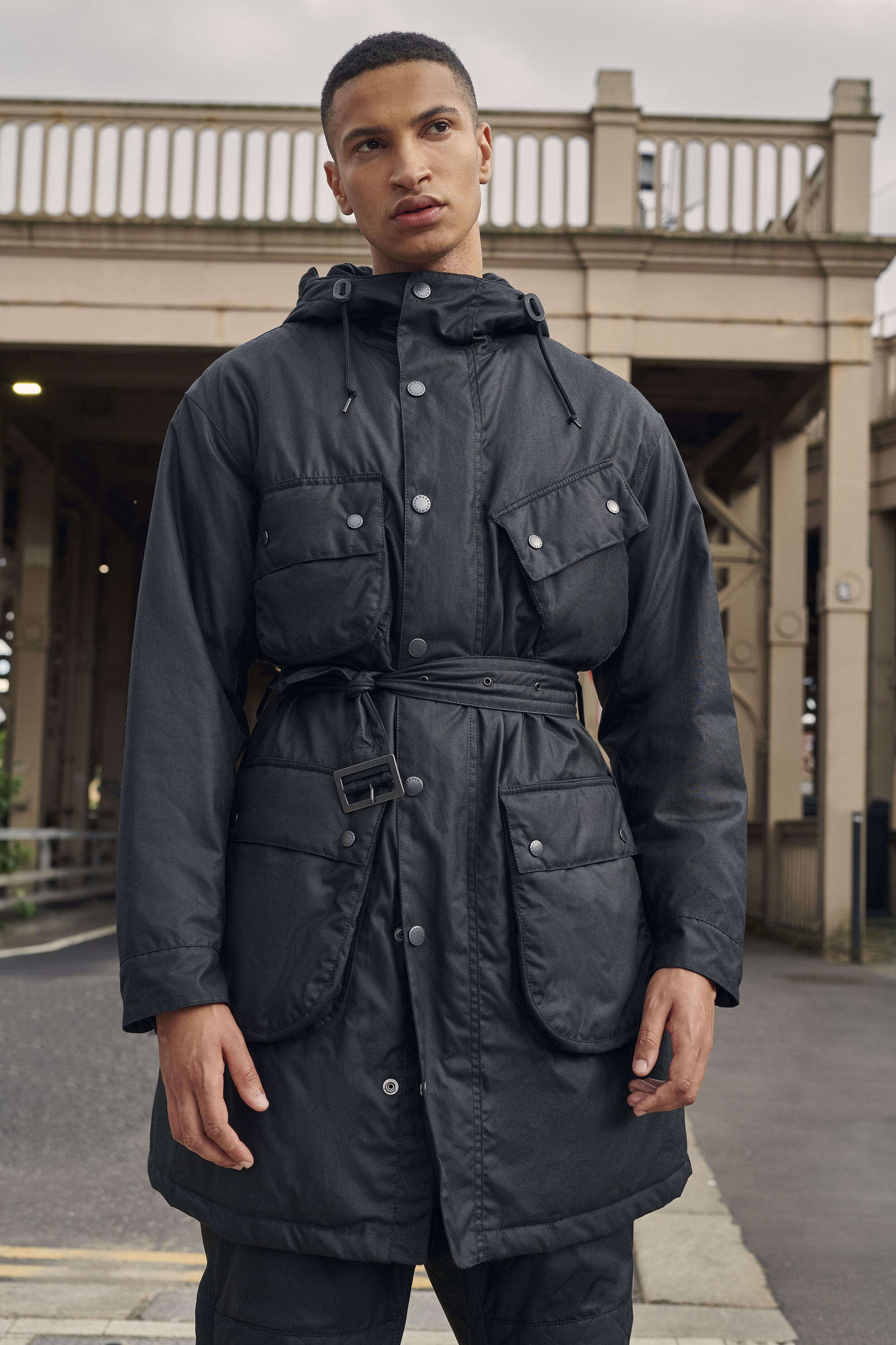 Outerwear Barbour X Engineered Garments Highland Waxed Parka