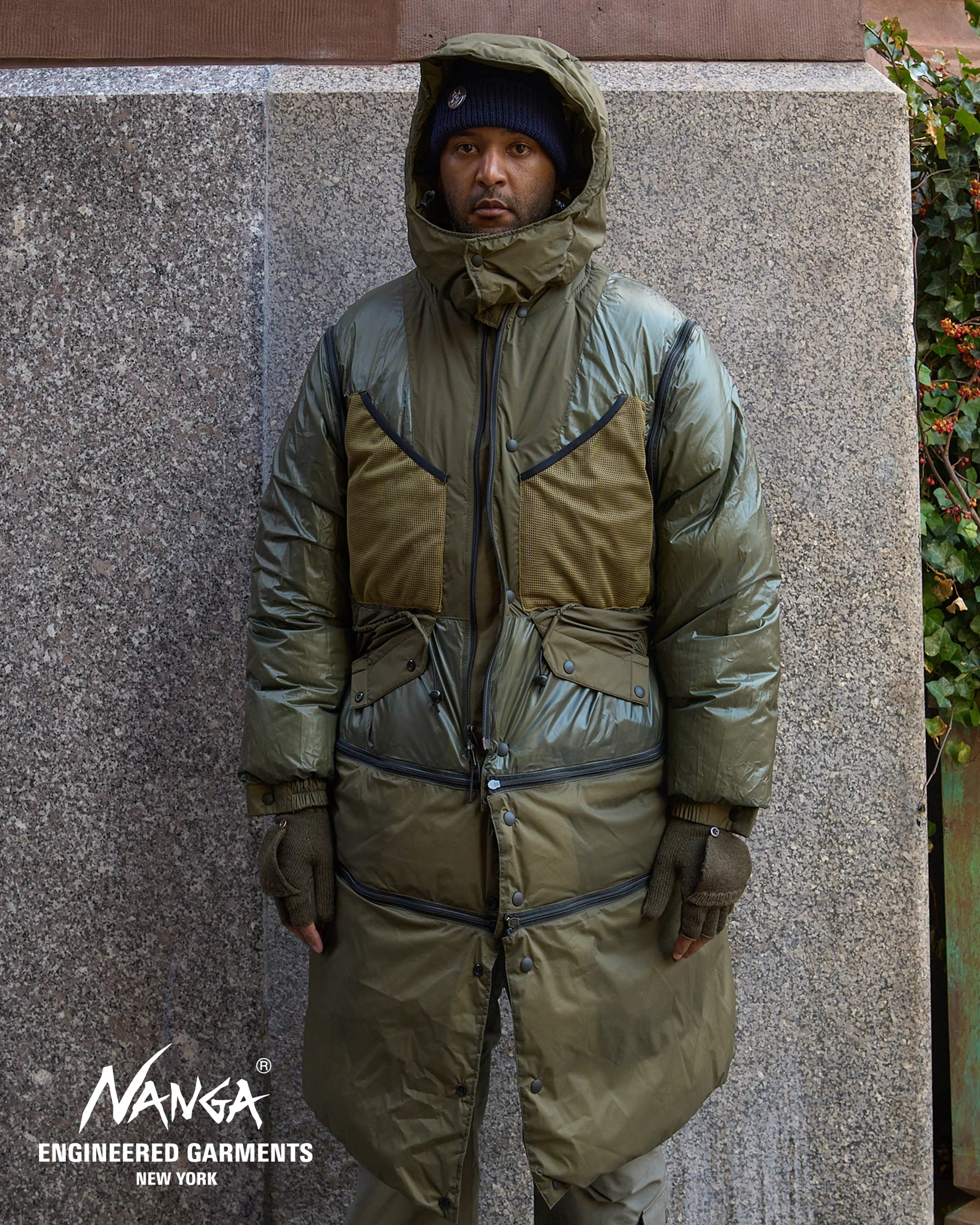 Engineered Garments x Nanga - Detachable Down Coat FW25