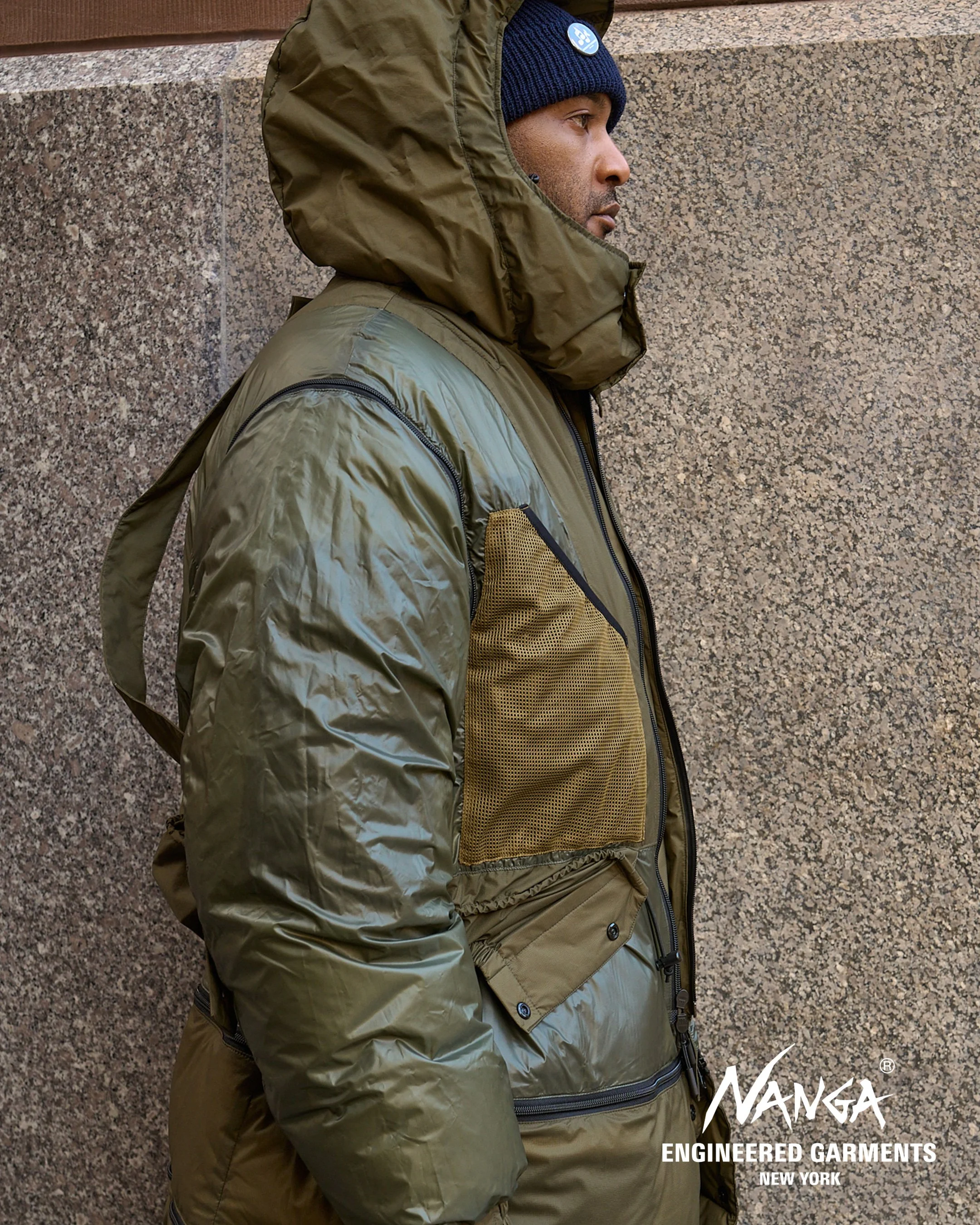 Engineered Garments x Nanga - Detachable Down Coat FW25