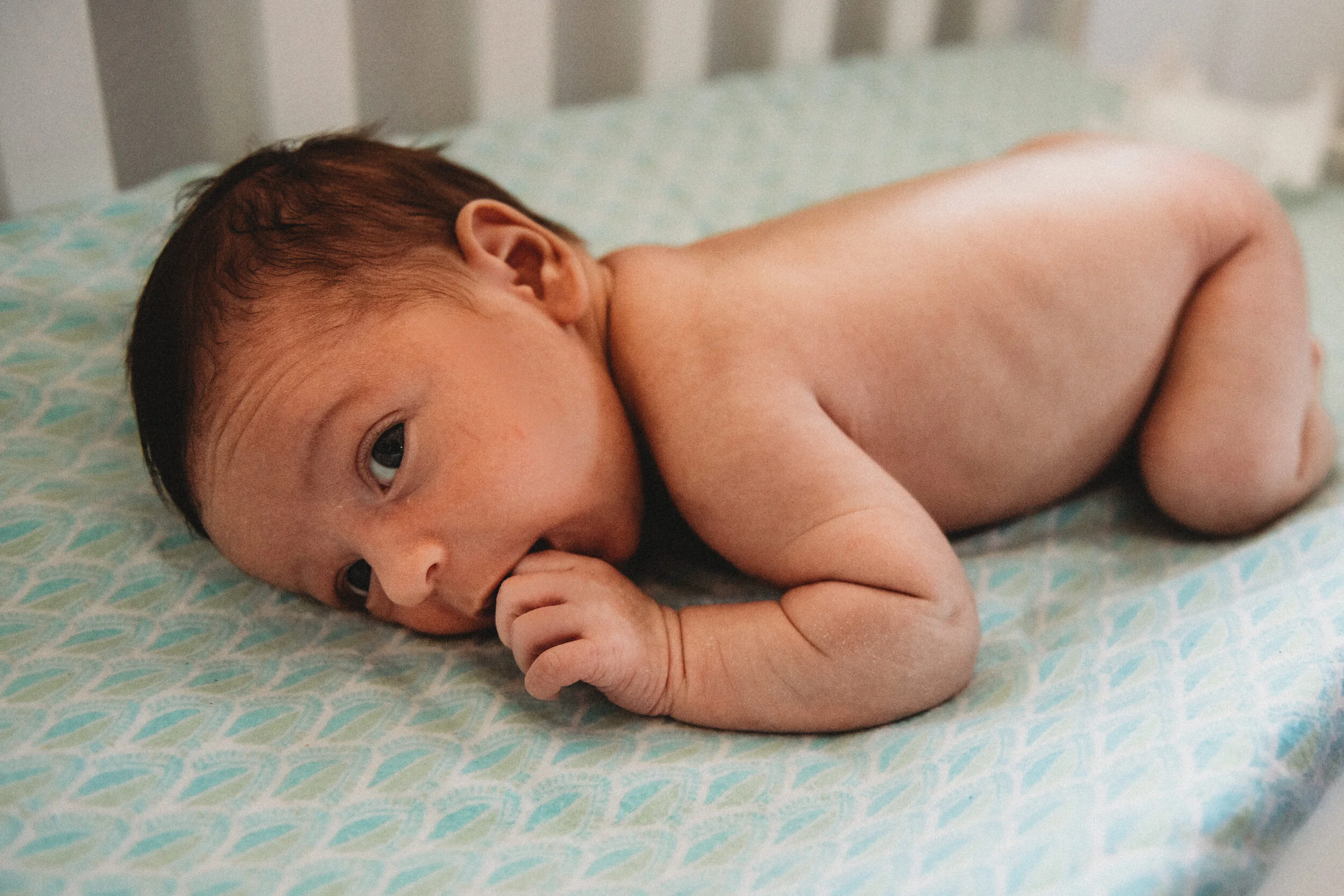 Sweet California Bohemian Newborn Lifestyle Photoshoot