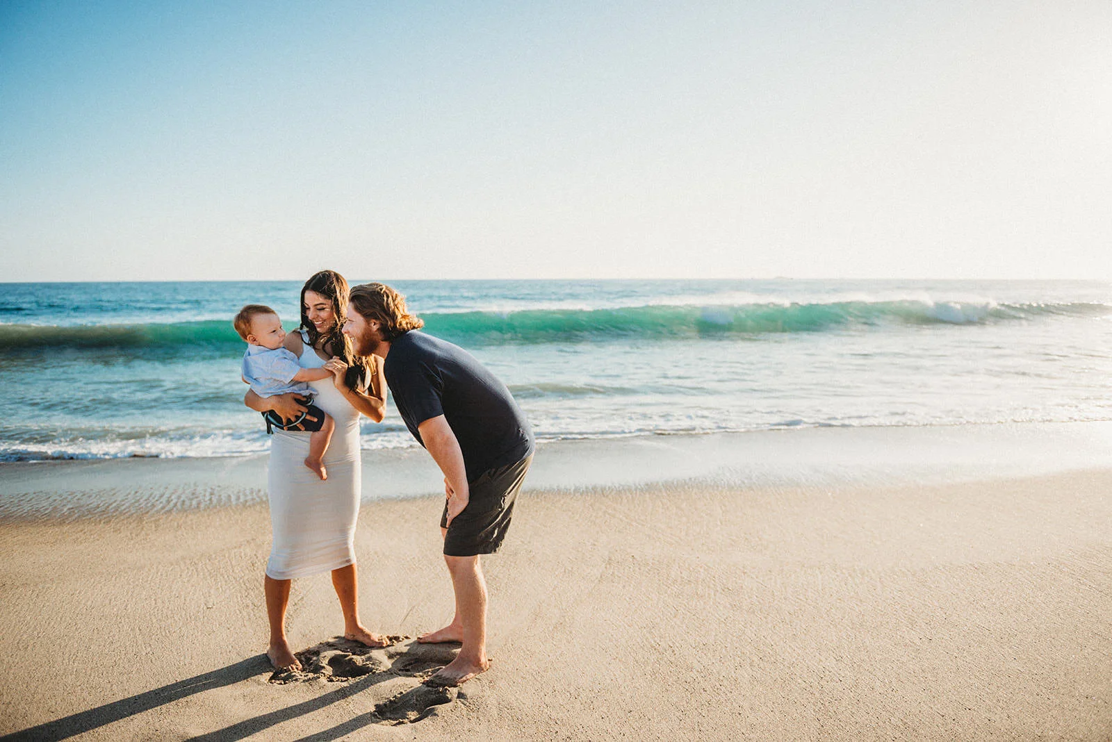 Southern California Beach Family Photoshoot in San Clemente
