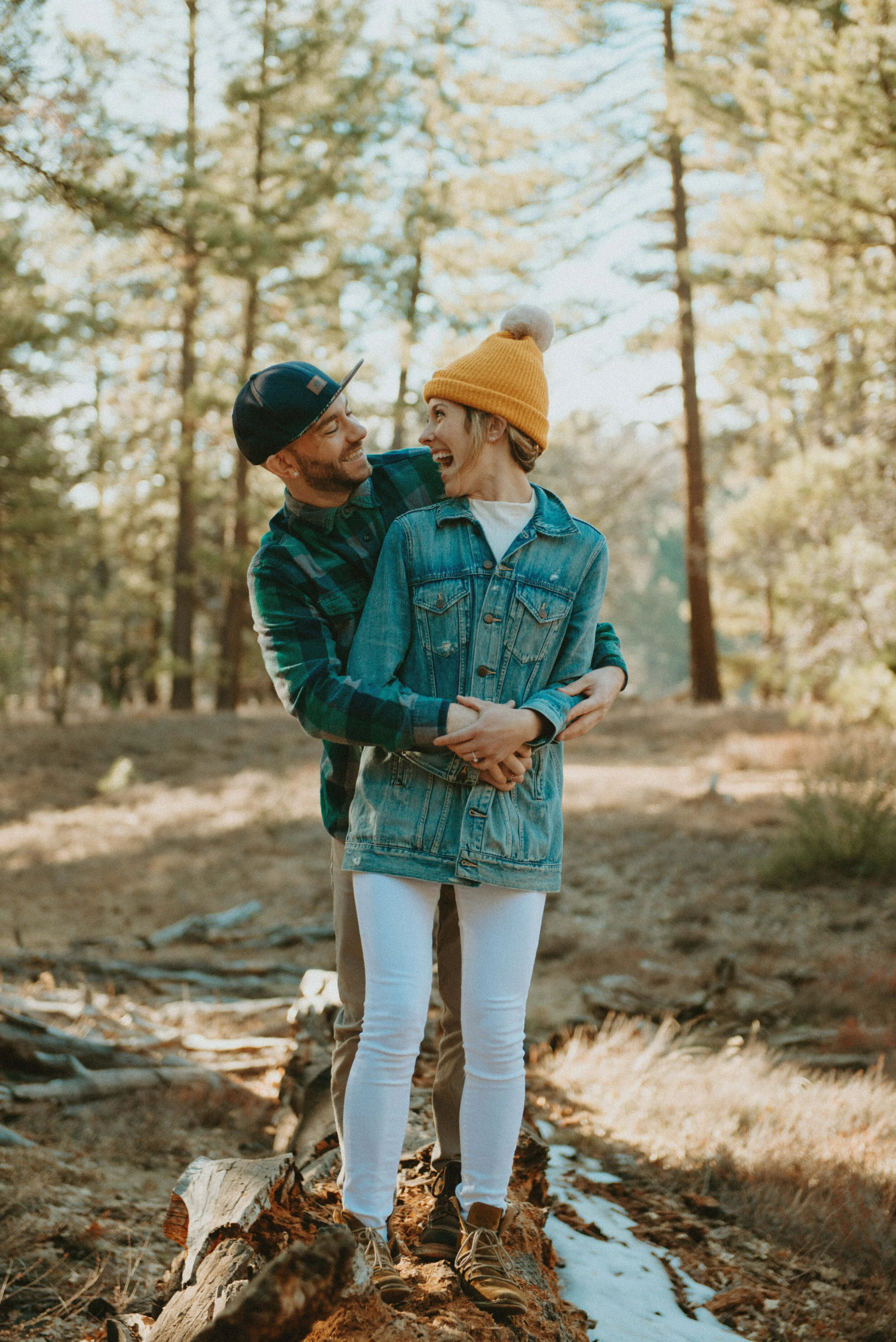Energetic and Fun Mount Laguna Forest Engagement