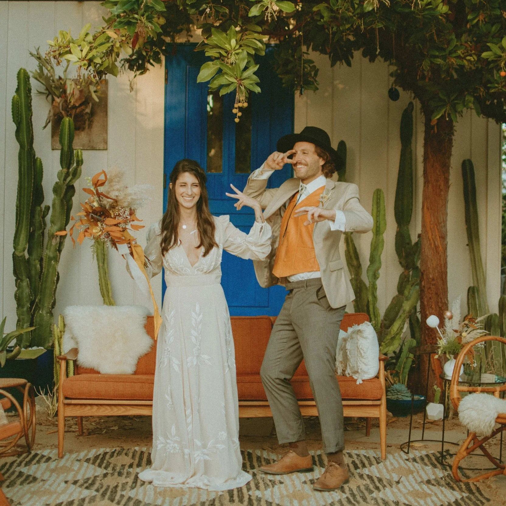 70s Beach Bohemian Encinitas Elopement