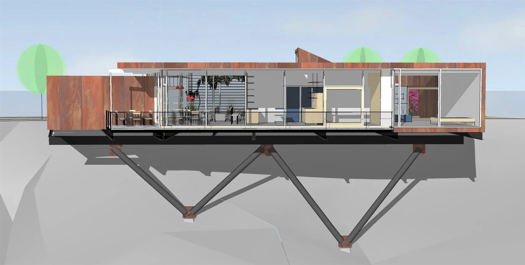 steep site house design