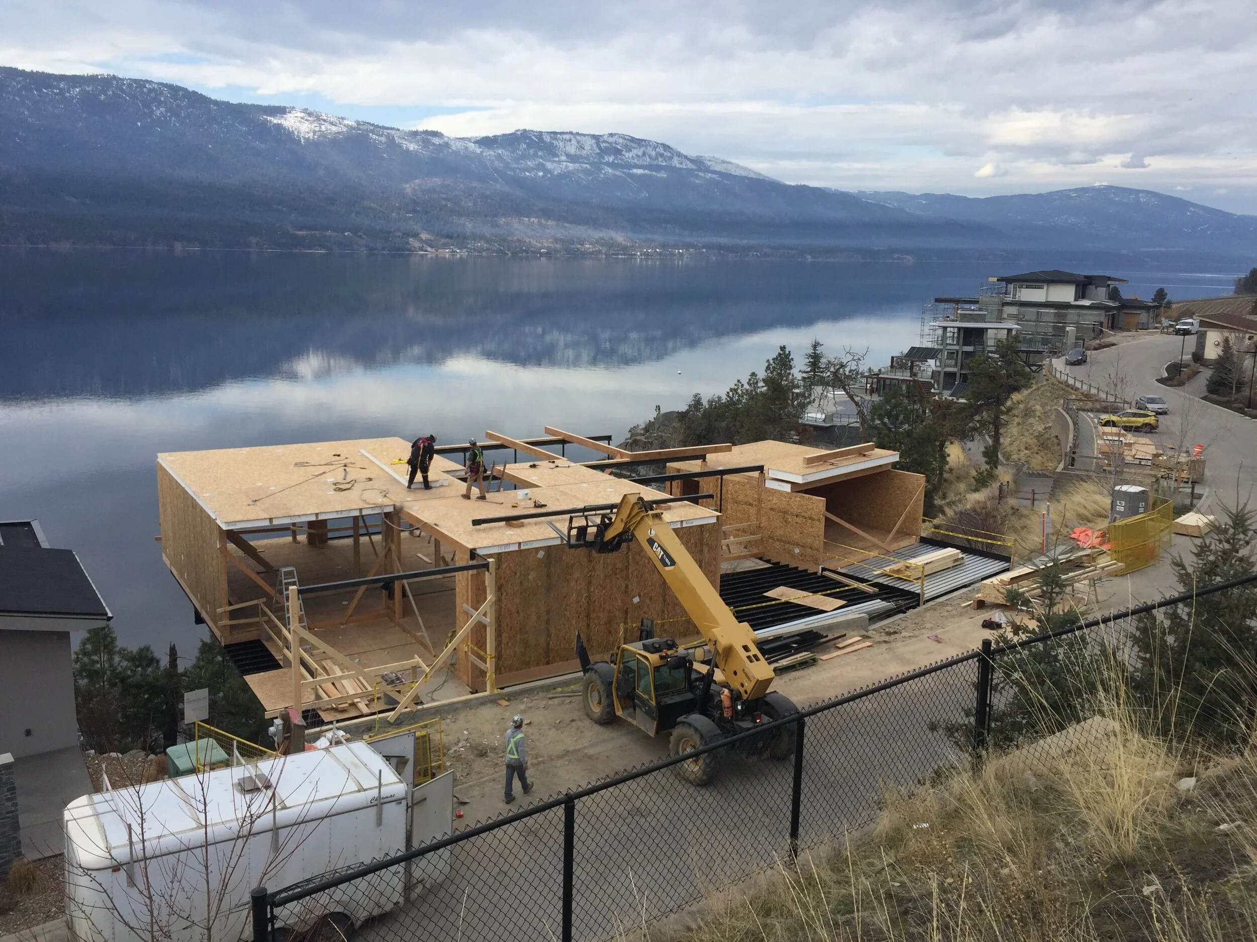 steep site construction