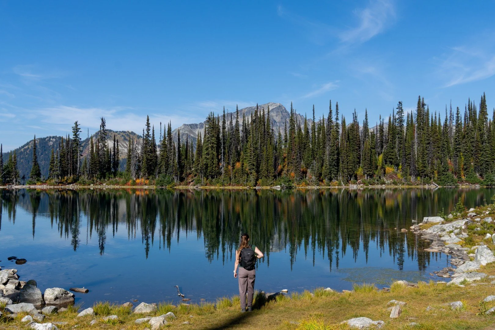 f2a architecture's designer hiking in Revelstoke