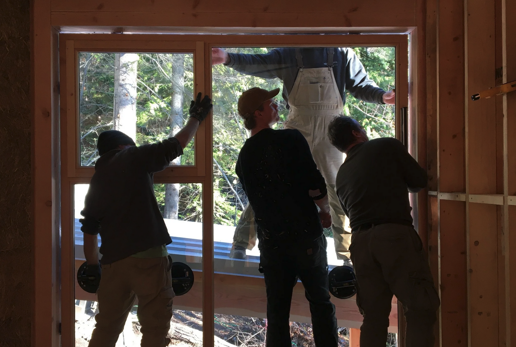 prefab house component installation