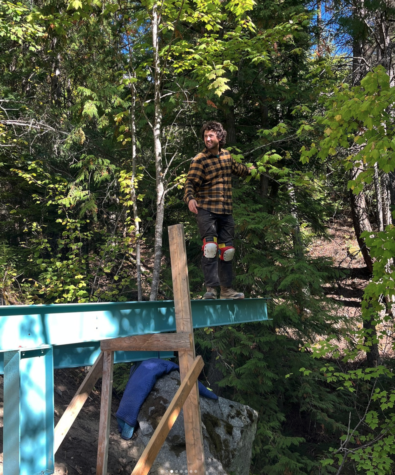 Installing recycled structural steel