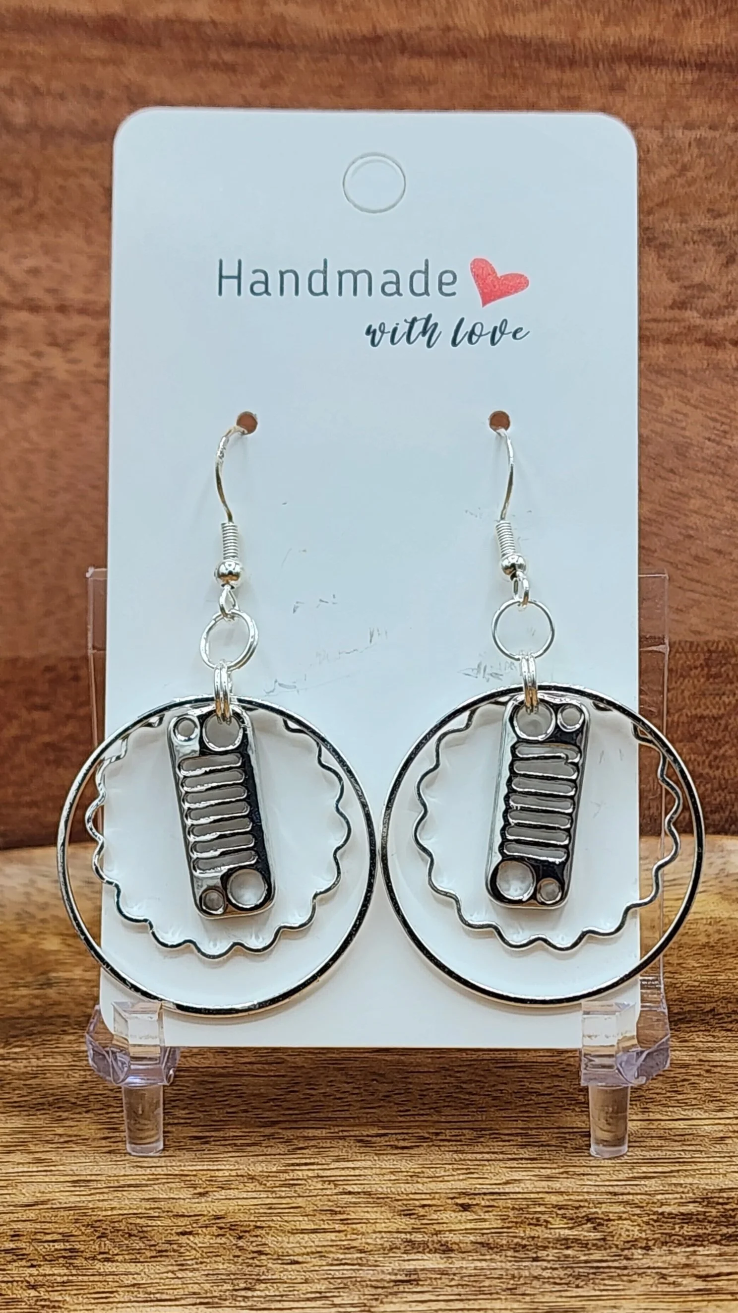 Circle Sprocket JK Earrings