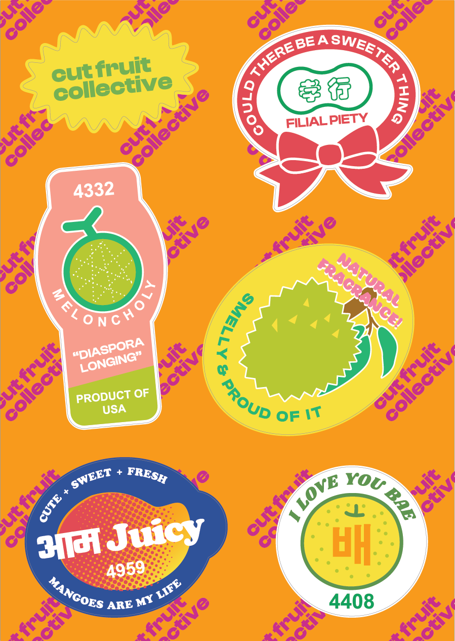  Fruit Sticker Set 