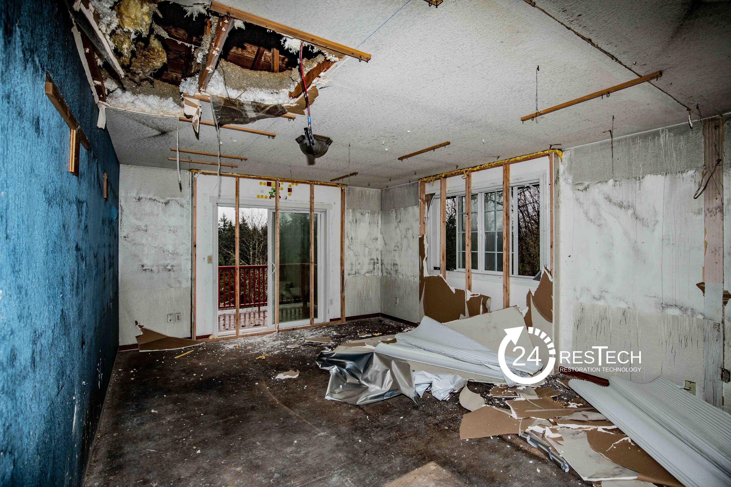 Before | Bedroom - Fire Damage Restoration Services - Puyallup | Tacoma