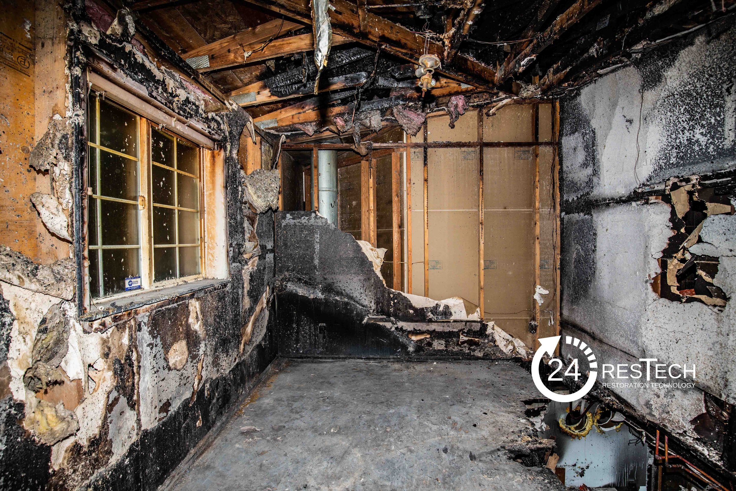 BEFORE |  Bedroom - Fire Damage Restoration Services - Puyallup | Tacoma
