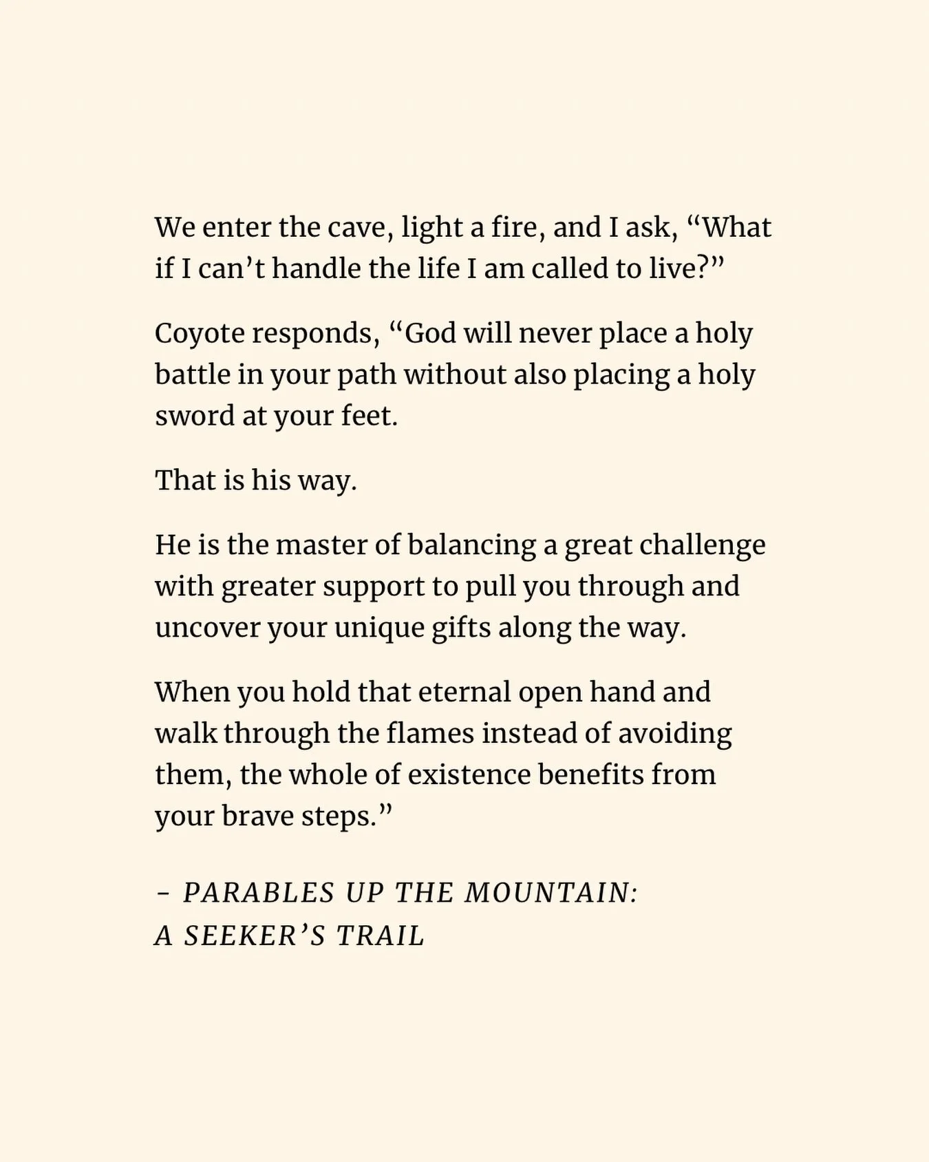 Page 102 from Parables Up the Mountain: A Seeker's Trail 🪵