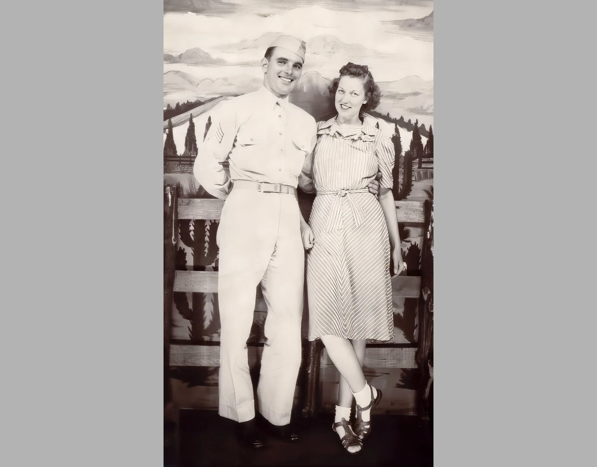 Sgt. Robert Oak Nevitt & "Fiance"