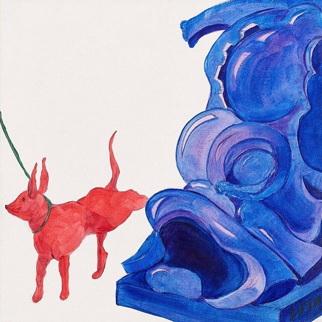 &lsquo;Dog And A Fountain&rsquo;
(oil on canvas)
.
Dogs in Rome series
.
.
#melbourneartist #artdaily #oilpainting #artistofinstagram #australianart #contemporyart #australianartist #decoratewithcolour #houseandhome #contemporyartist #dogsinart #trav