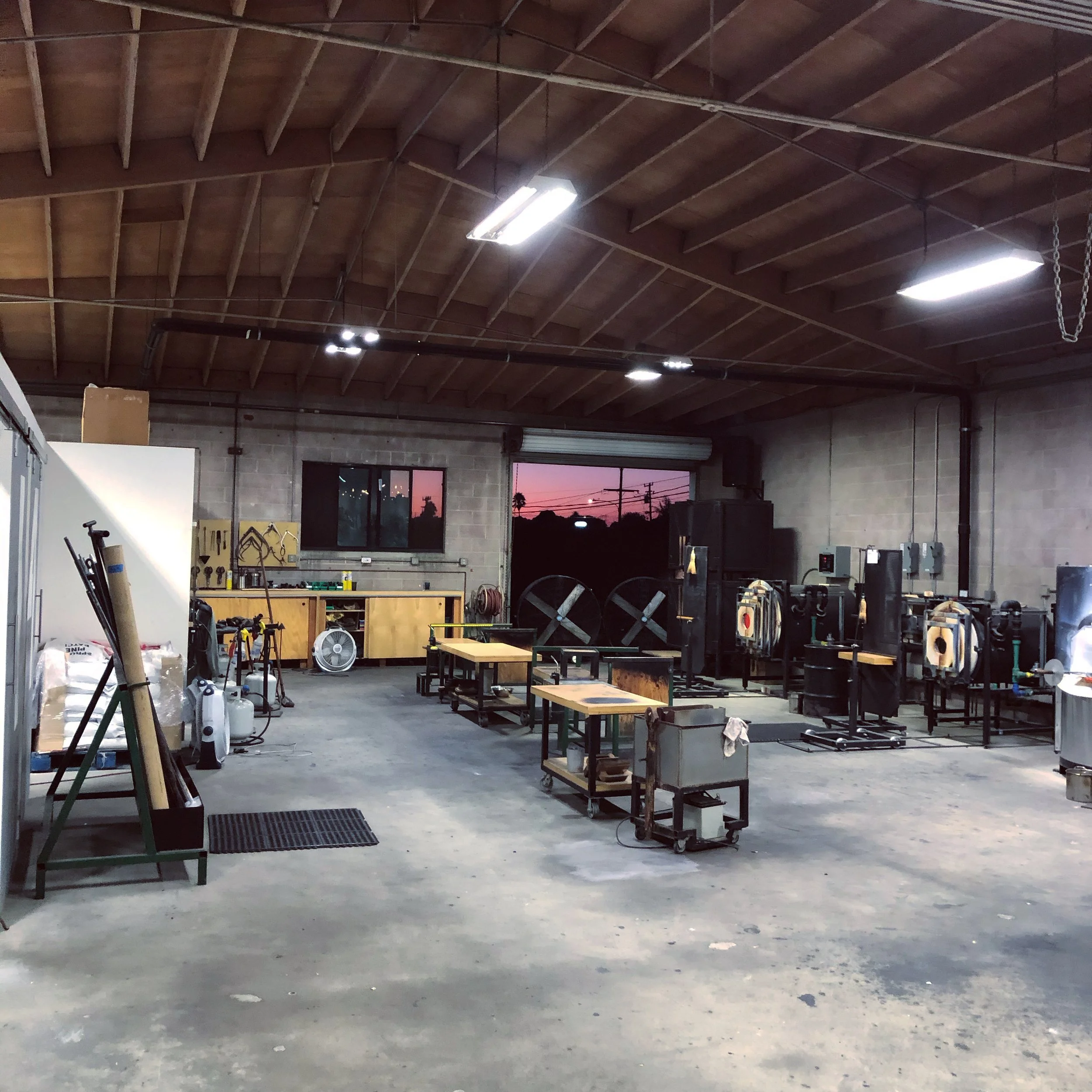 Glass Studio Facing West from 1_2 way point of studio.JPG
