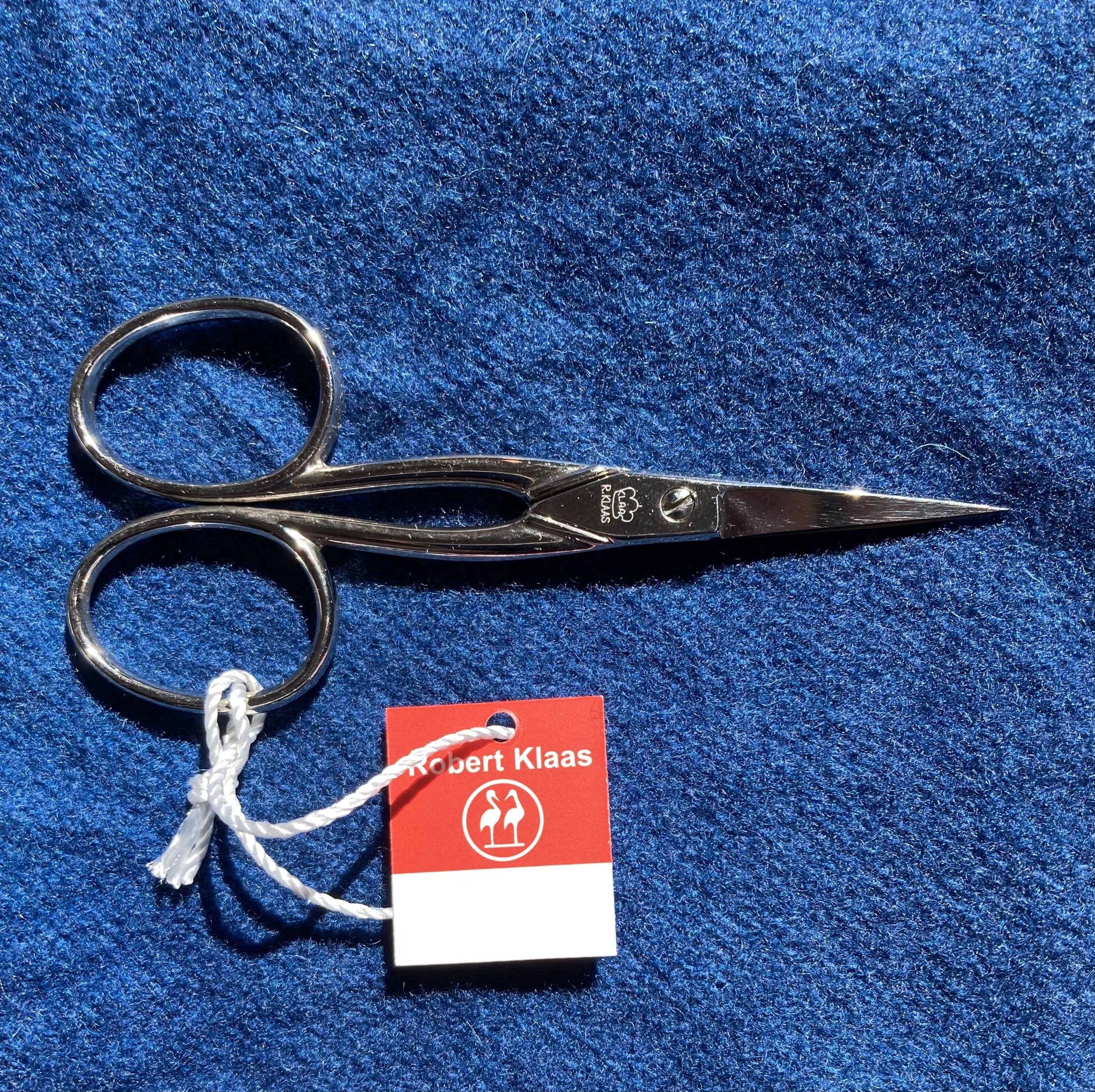 Robert Klaas German Stainless Steel Needlework Scissors from Solingen, Germany