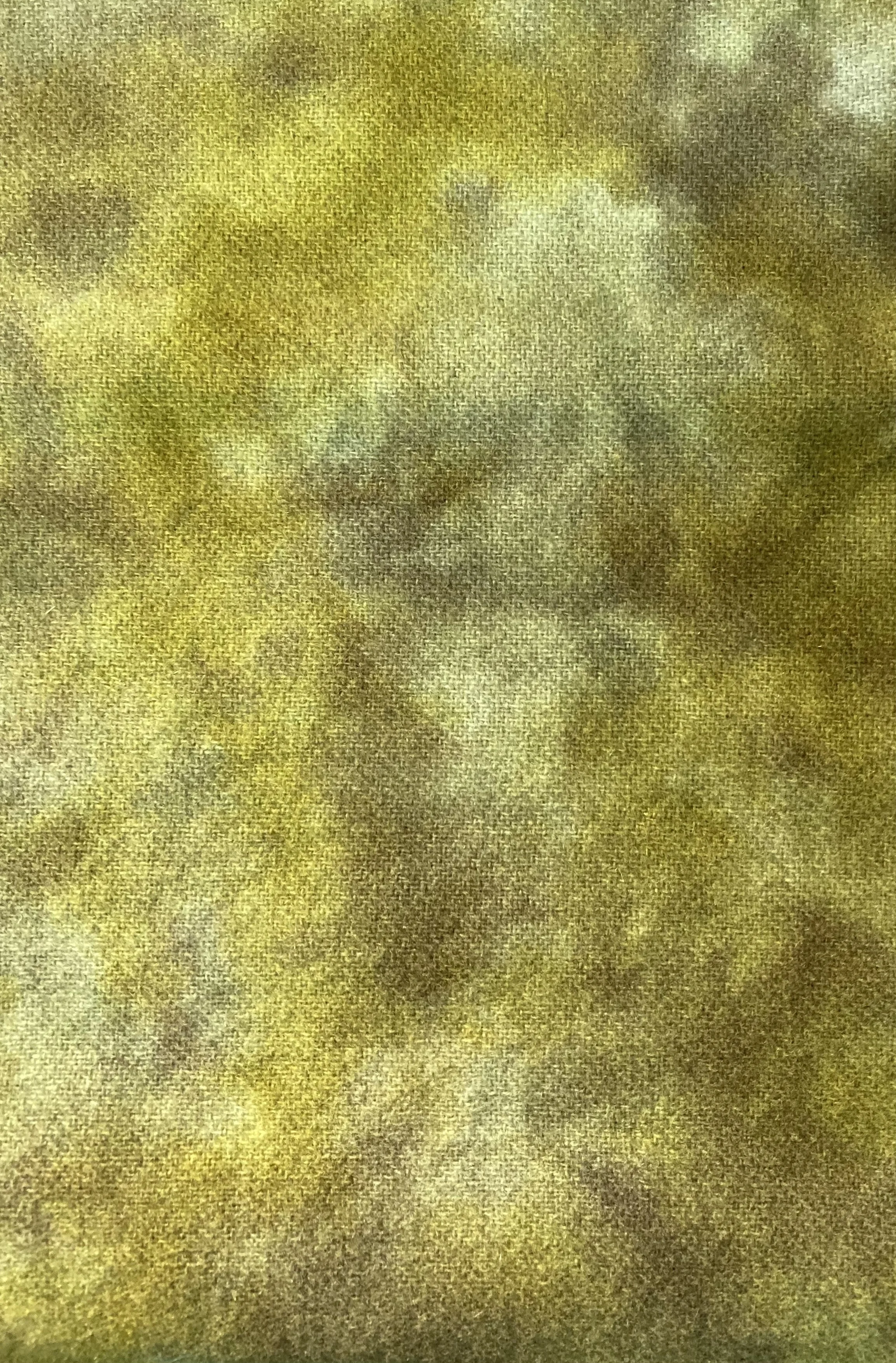 Chartreuse Spot dyed over green