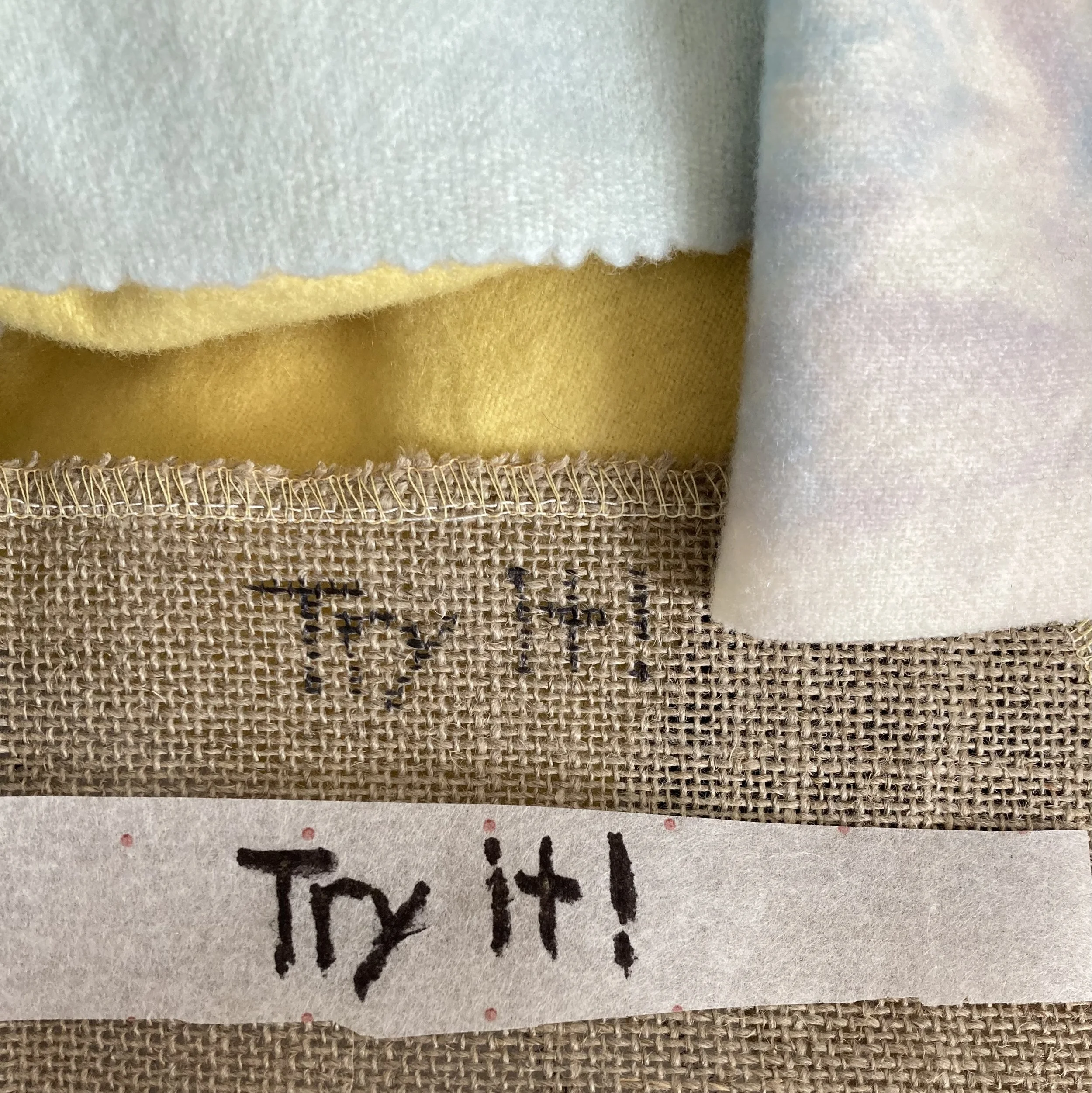 Red Dot Tracing Fabric