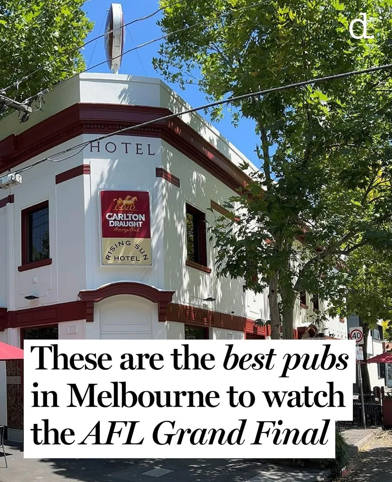 Chuffed to make @deliciousaus&rsquo;s best places to watch the #grandfinal list 😊 Looks like the secret is out, Northcote. Better come down early and grab your spot in front of the big screen!

Link in bio