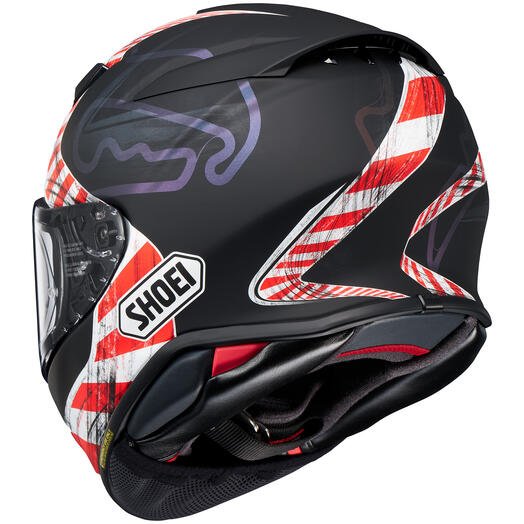 Edit SHOEI RF-1400 Knee Down - XL Motorcycle Helmet back left view