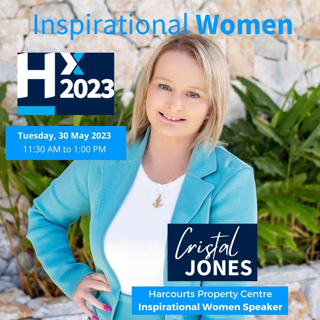 We still have a few tickets available for our upcoming Inspirational Women's lunch, featuring Cristal Jones from Harcourts Property Centre. This is your chance to gain inspiration and empowerment from her amazing journey and the lessons she's learned