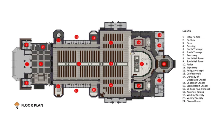 Sanctuary Layout Rectangle Catholic Church Sanctuary Layout