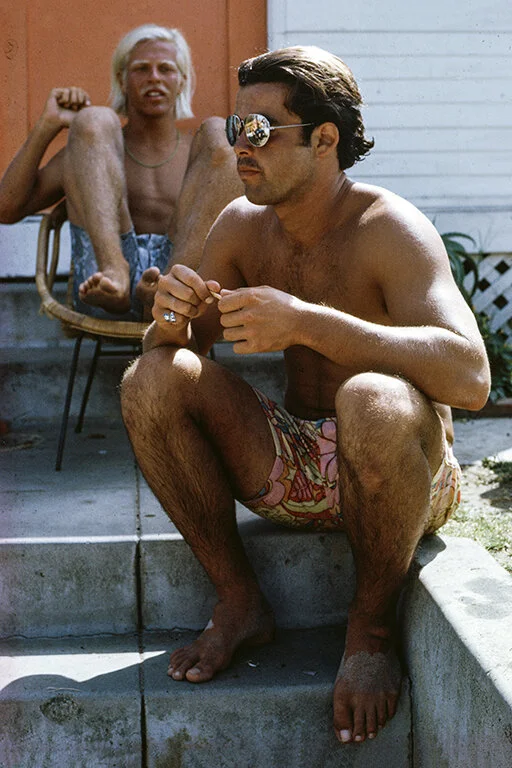 Surfers, Ocean Beach, San Diego, California (1969)