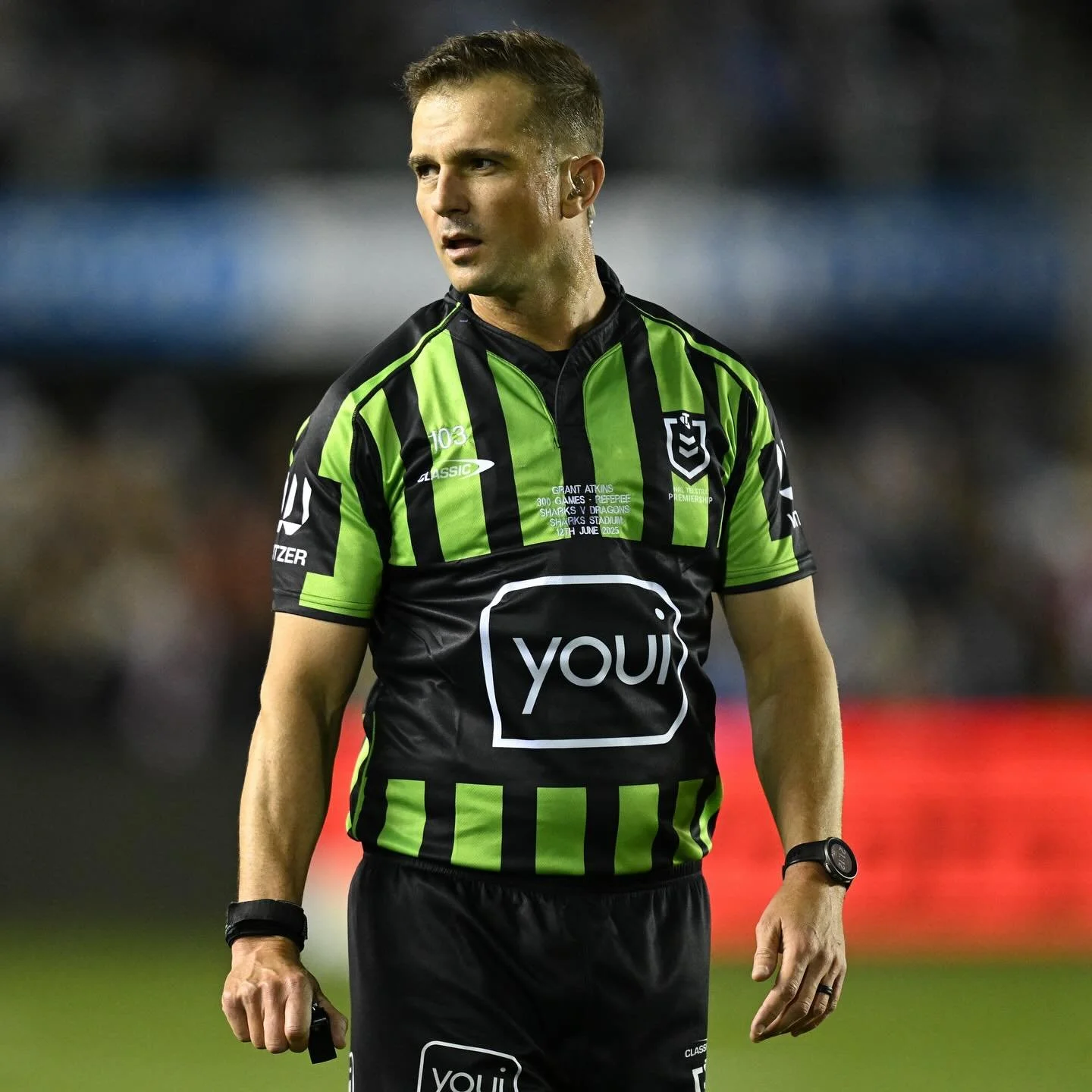 Action shots 📸 from Grant&rsquo;s 300th in the middle 🙌

📸 NRL Imagery

#PRLMO #NRL #NRLSharksDragons