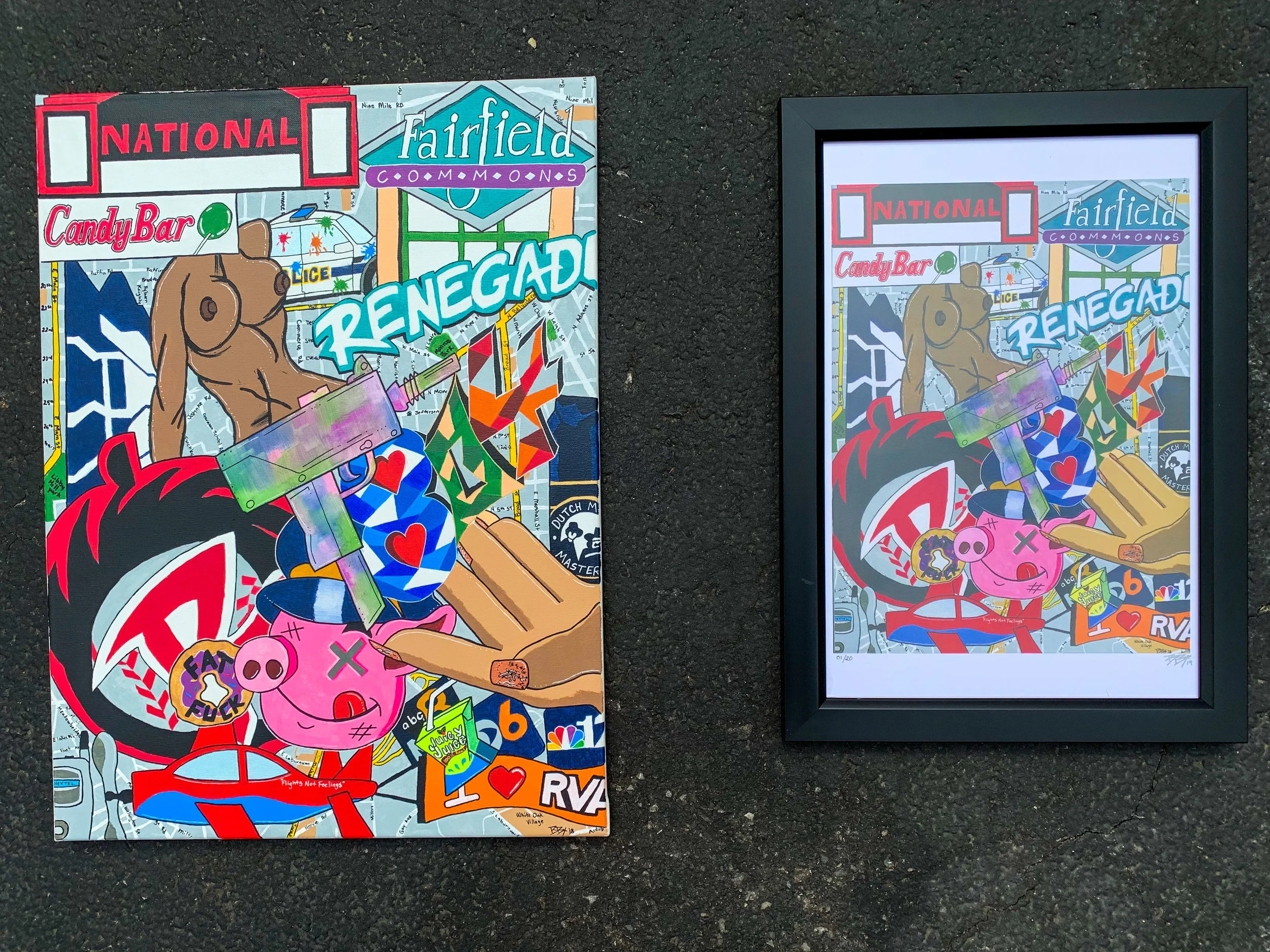 "R.8.V.0.A.4." Original Canvas & Prints Available Now