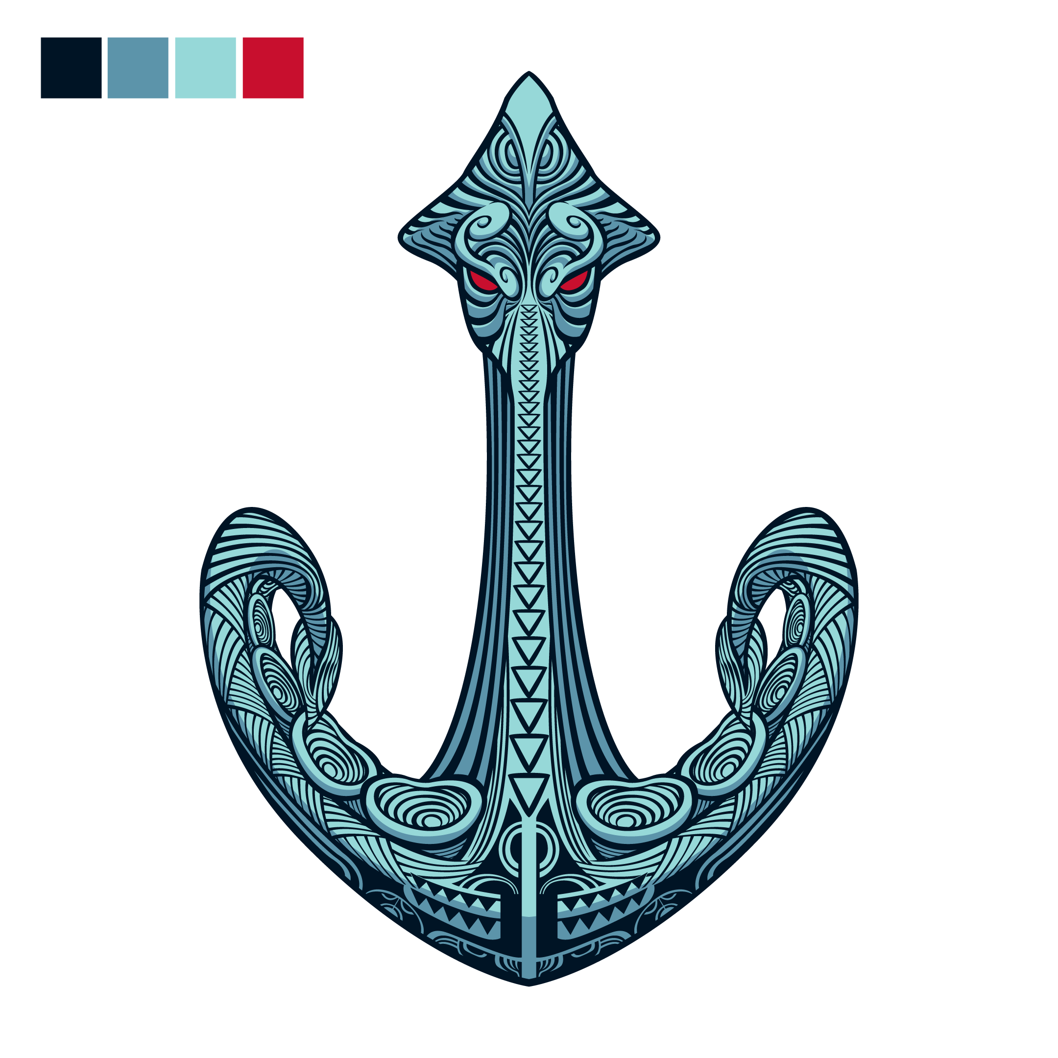 Kraken Secondary Logo Team Color