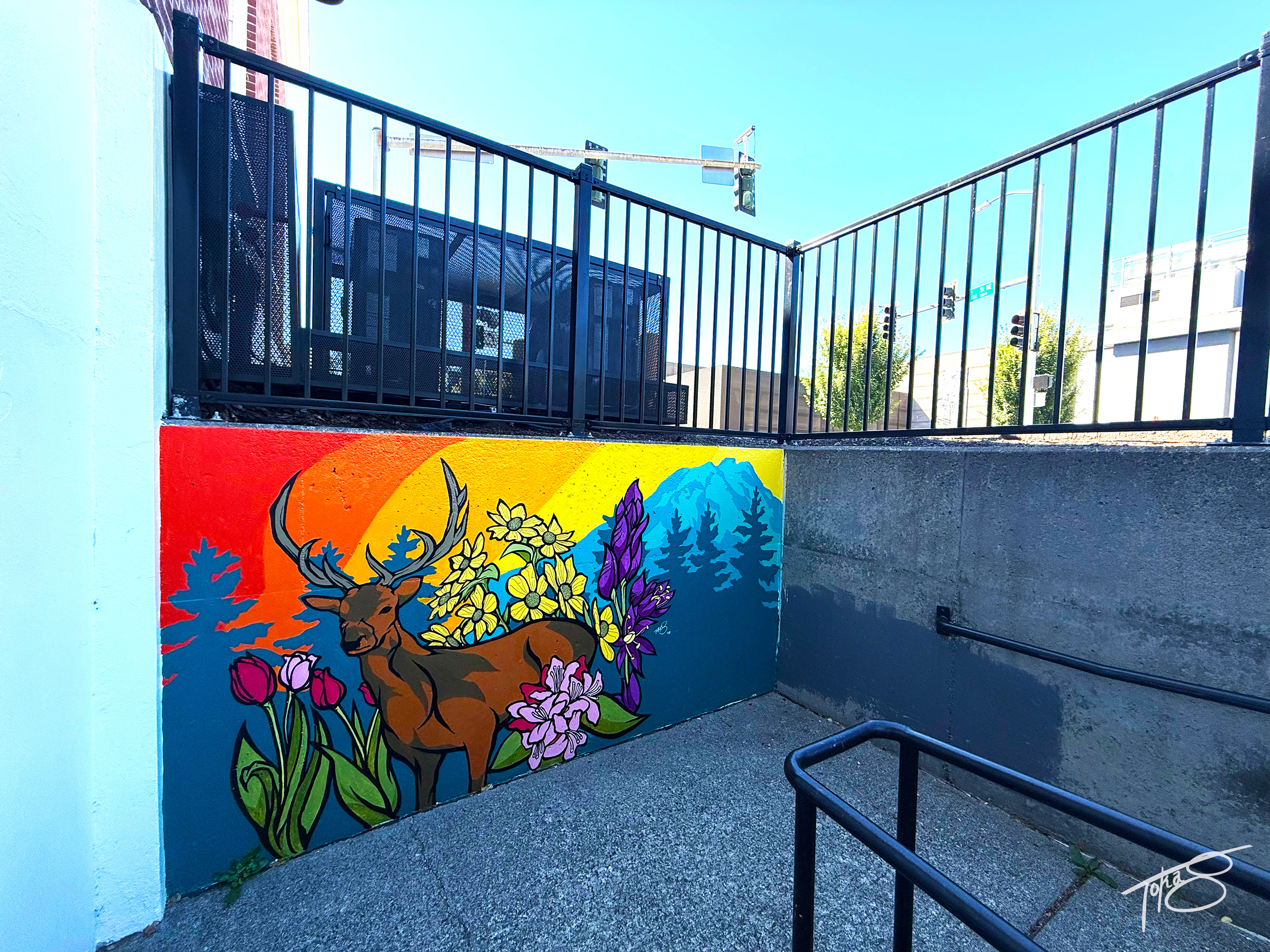 Postmark Center Mural - left pov