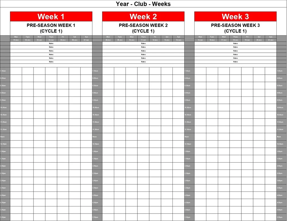 S&C Coach Templates — BASC | Strength & Conditioning