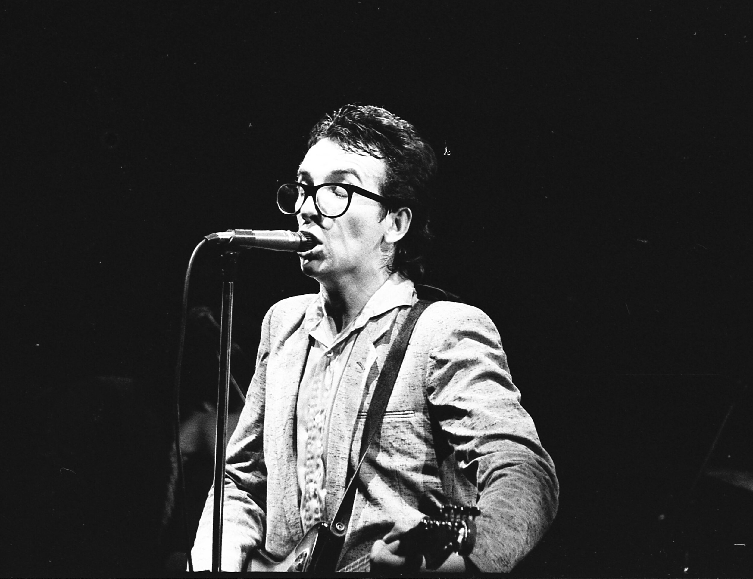  Rich Modica   Elvis Costello, Millikan High School- Long Beach, CA. 1978   2019  Archival Digital Print Image Size: 8 X 10 inches (20.32 X 25.4cm)  Signed and dated on verso. 1/50 