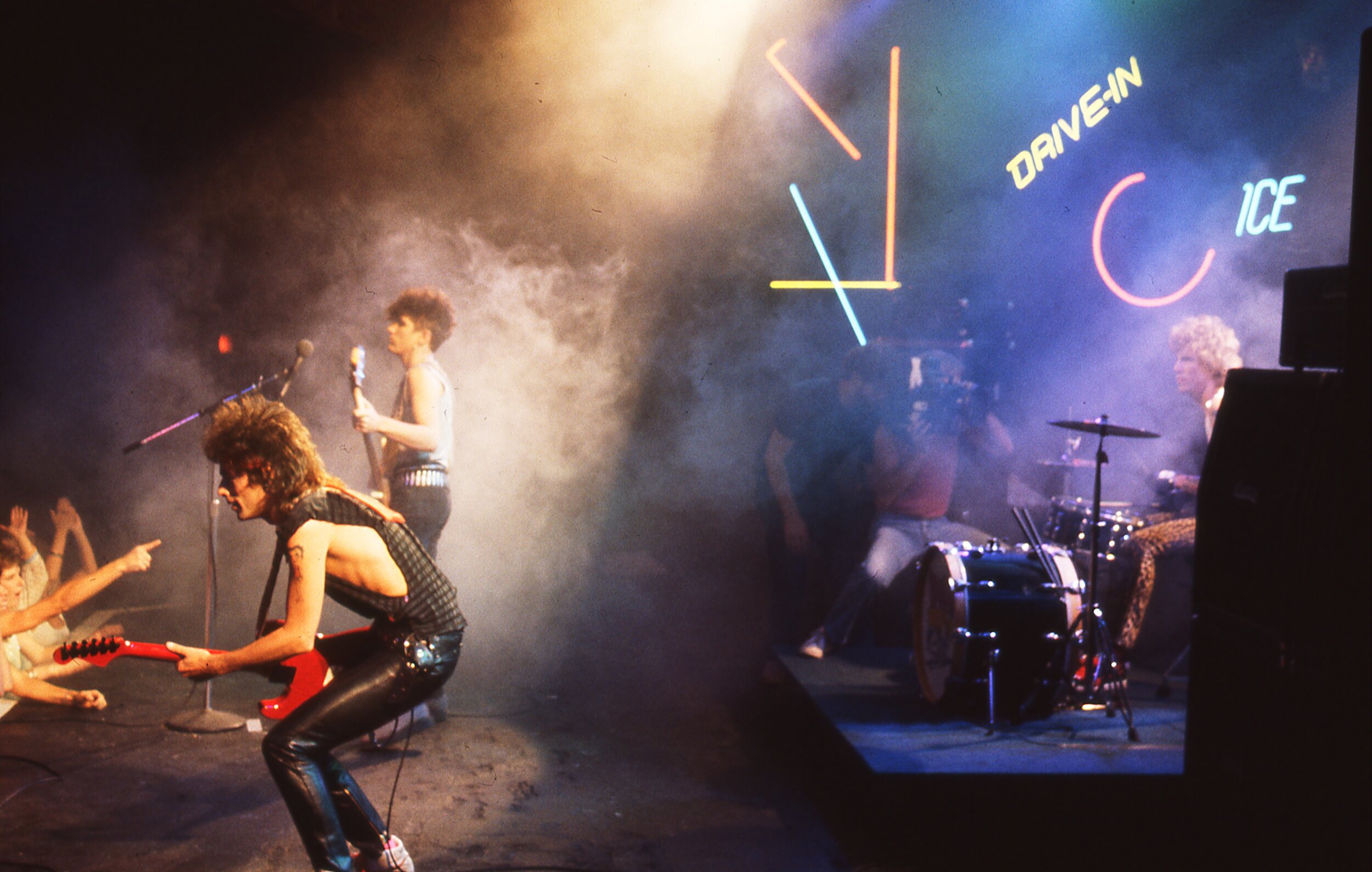  Rich Modica   Phantom, Rocker &amp; Slick- Men Without Shame Video Shoot 1985   2019  Archival C Print Image Size: 8 X 10 inches (20.32 X 25.4cm)  Signed and dated on verso. 1/50 