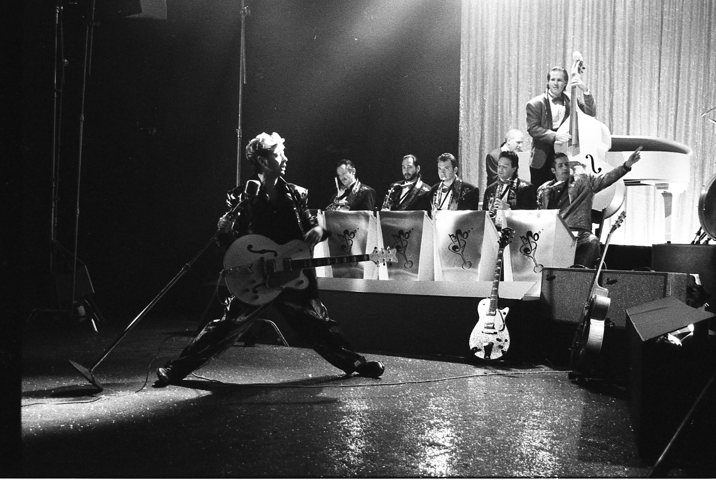  Rich Modica   Brian Setzer Orchestra, Lady Luck Video-1994   2019  Archival Digital Print Image Size: 8 X 10 inches (20.32 X 25.4cm)  Signed and dated on verso. 1/50 