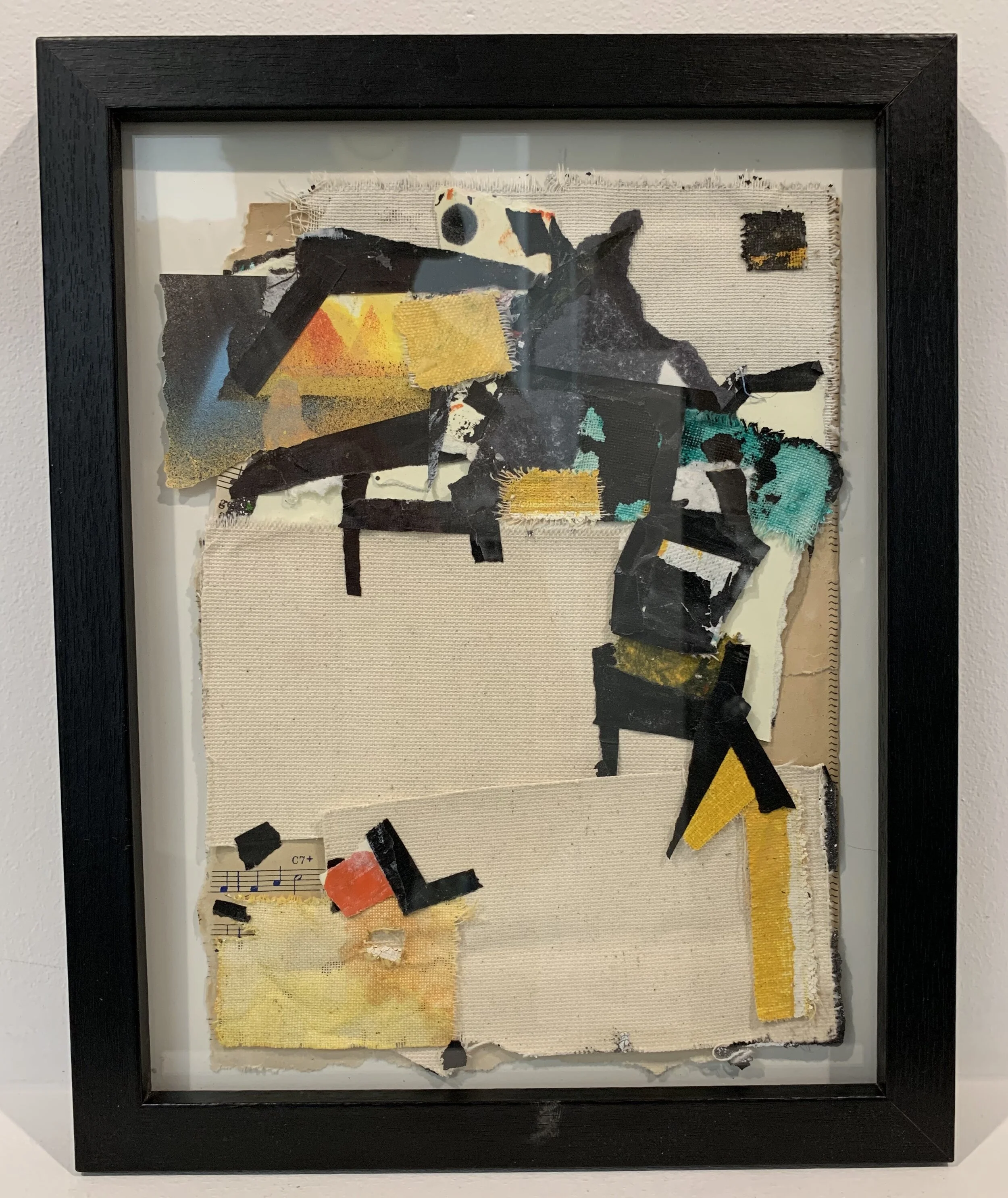 Pets on a Rug Watching TV 8” x 10” Mixed media $950