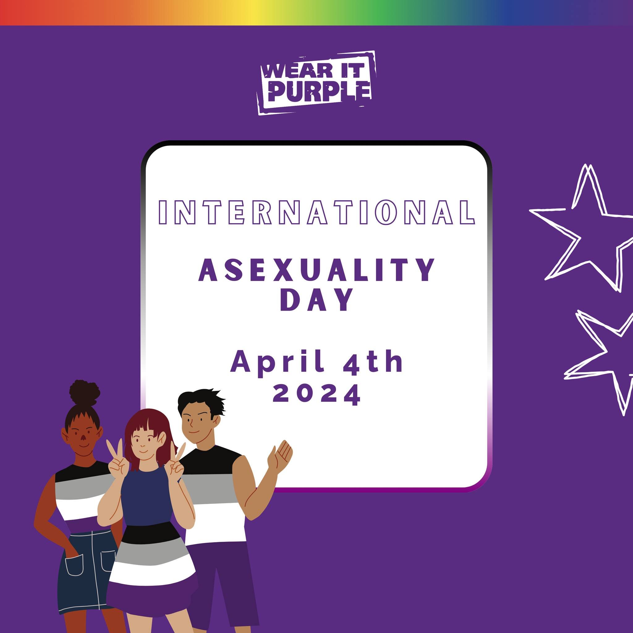 🌈 International Asexuality Day
🖤🩶🤍💜

Today is all about recognizing and honouring the diverse experiences of individuals on the Asexual spectrum. It's a time to raise awareness, break down harmful stigmas, and celebrate the beautiful journeys of