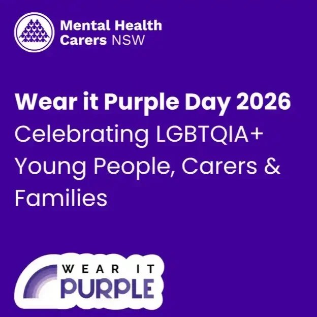 Mental Health Carers NSW Wear it Purple Day Community Event