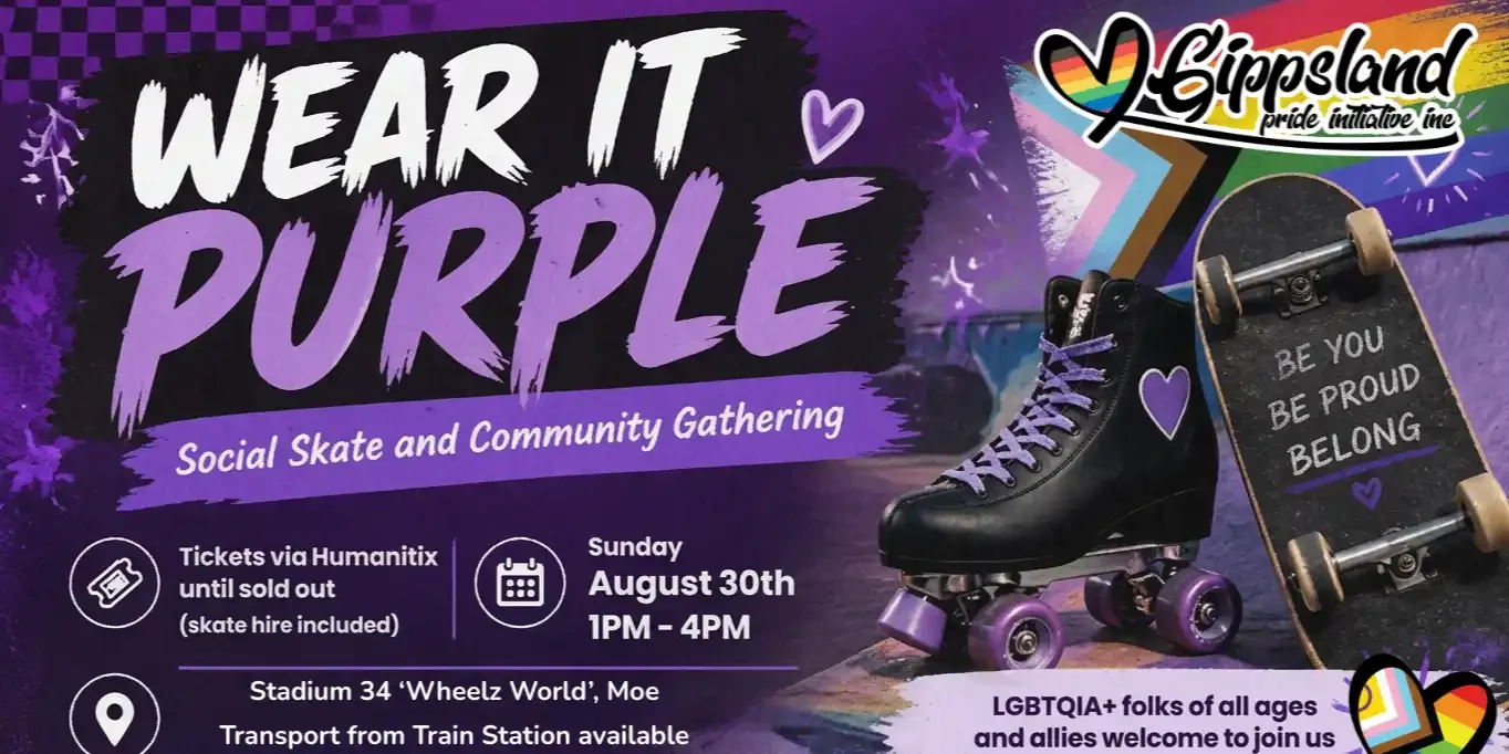 Social skate and Community Gathering with Gippsland Pride