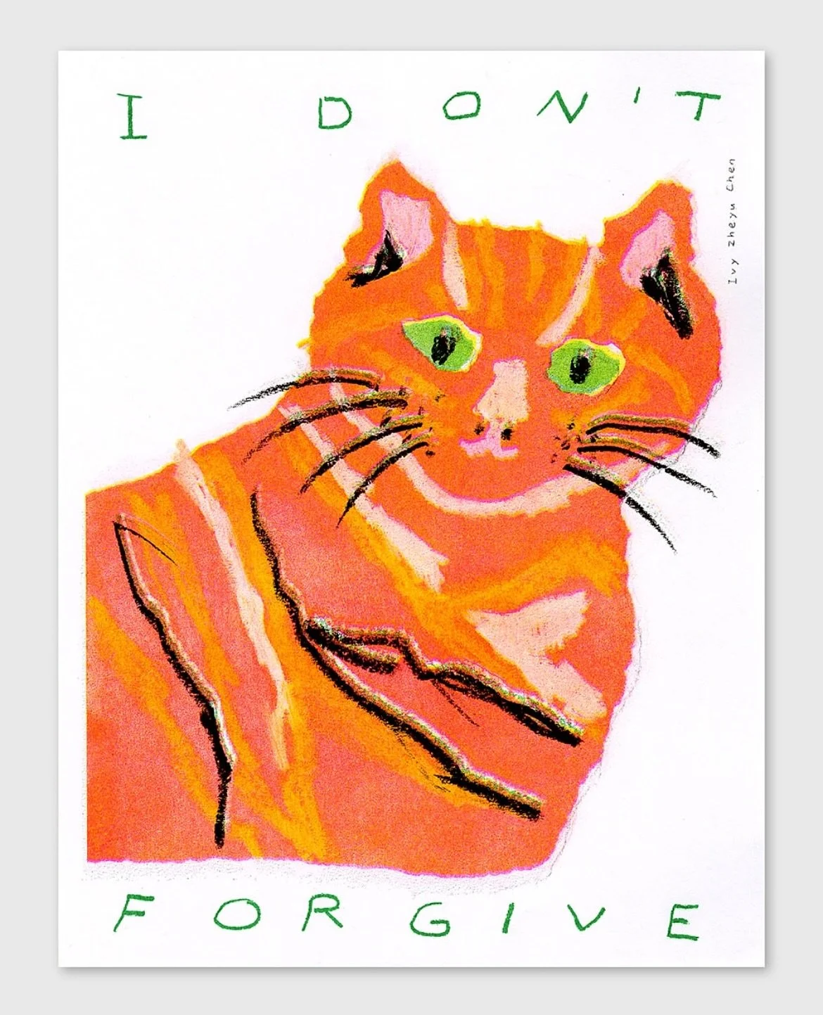 Love these risograph prints by @ivy.upon 😻