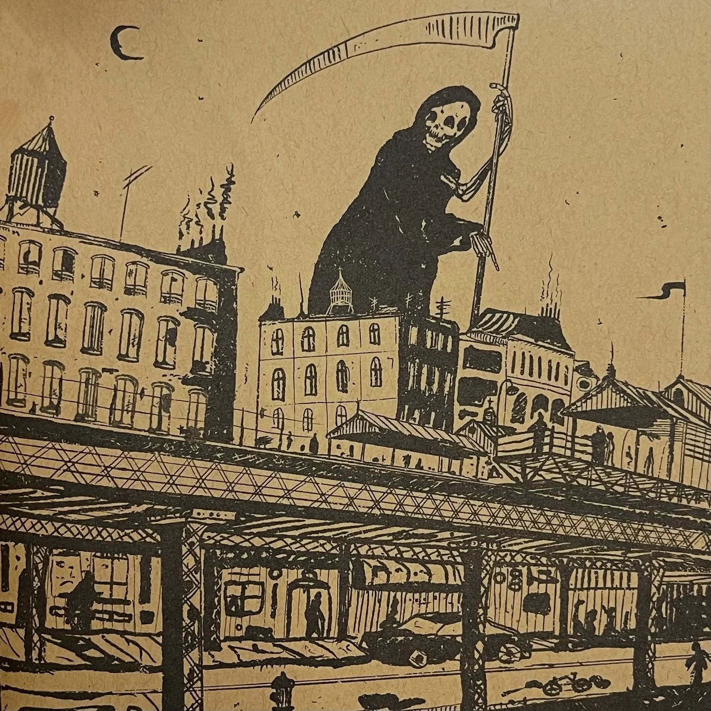 From William Schmiechen&rsquo;s great monograph In The Garden, beautifully printed by Keegan Mills Cooke at The Arm in an edition of 300. You may know Schmiechen from his graphics for Godspeed You! Black Emperor @william.schmiechen @keeganmillscooke