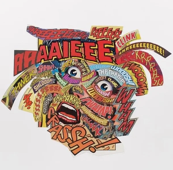 Collages by sound artist Christian Marclay