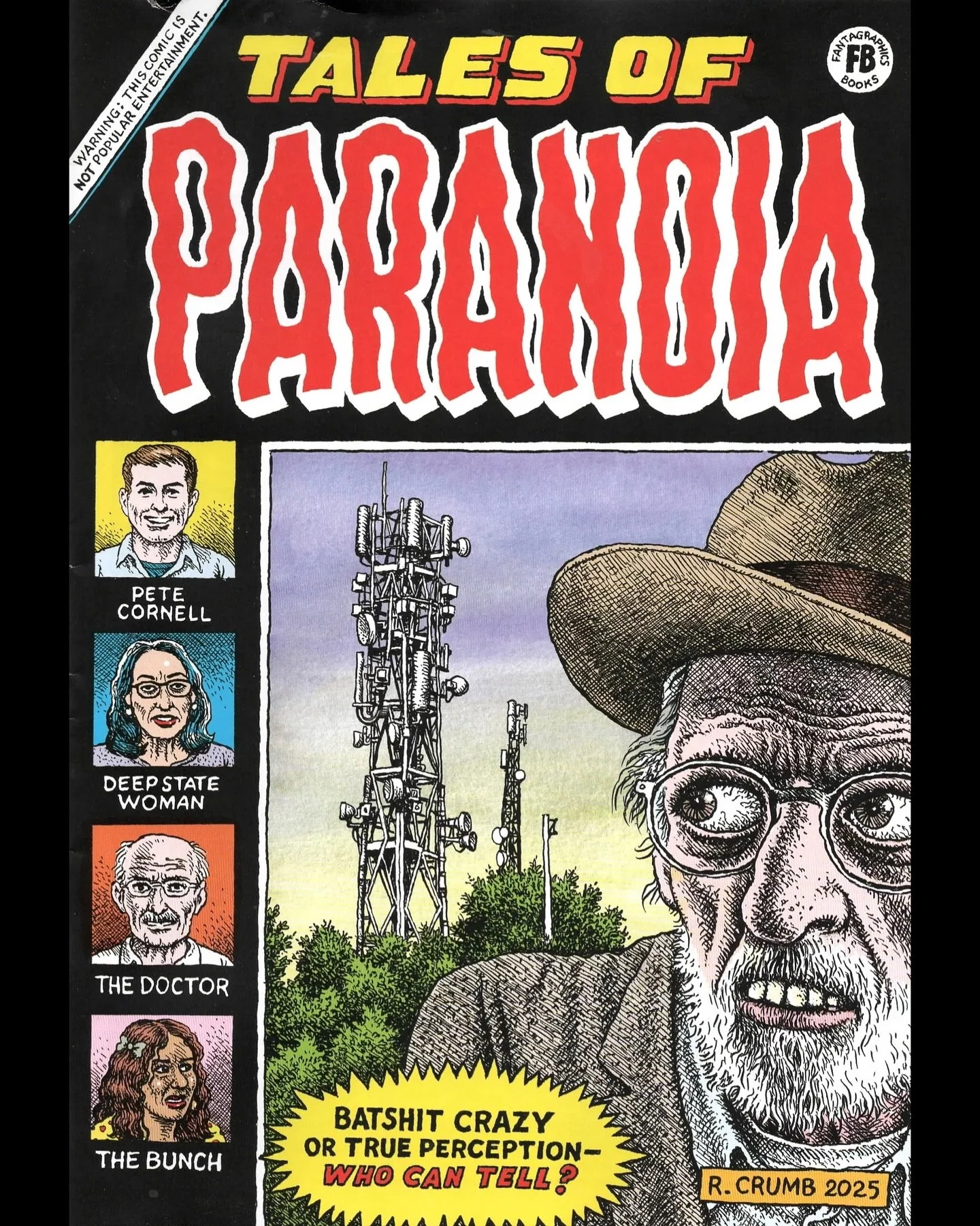 In case you&rsquo;ve been living under a rock, there&rsquo;s a brand-new staple-bound Robert Crumb comic book for the first time in ages. It&rsquo;s Crumb-as-old-crank, regaling you with unbelievably dense texts by which he processes his conspiracy t